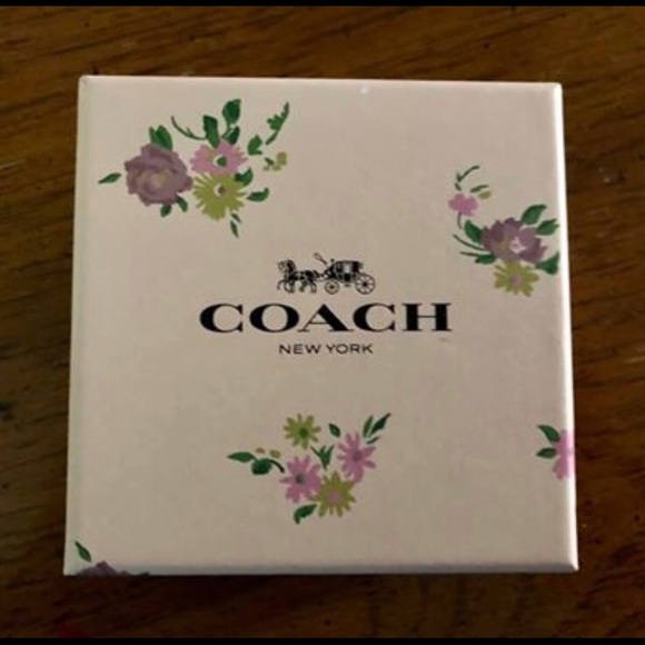 Coach Silver Bow Tie Cuff Bracelet with Chain - Picture 2 of 5